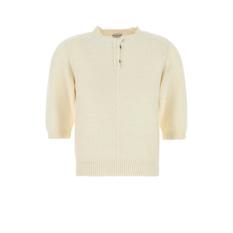 Bottega Veneta Ivory Wool Sweater Chalk Exterior: Maglieria - Women