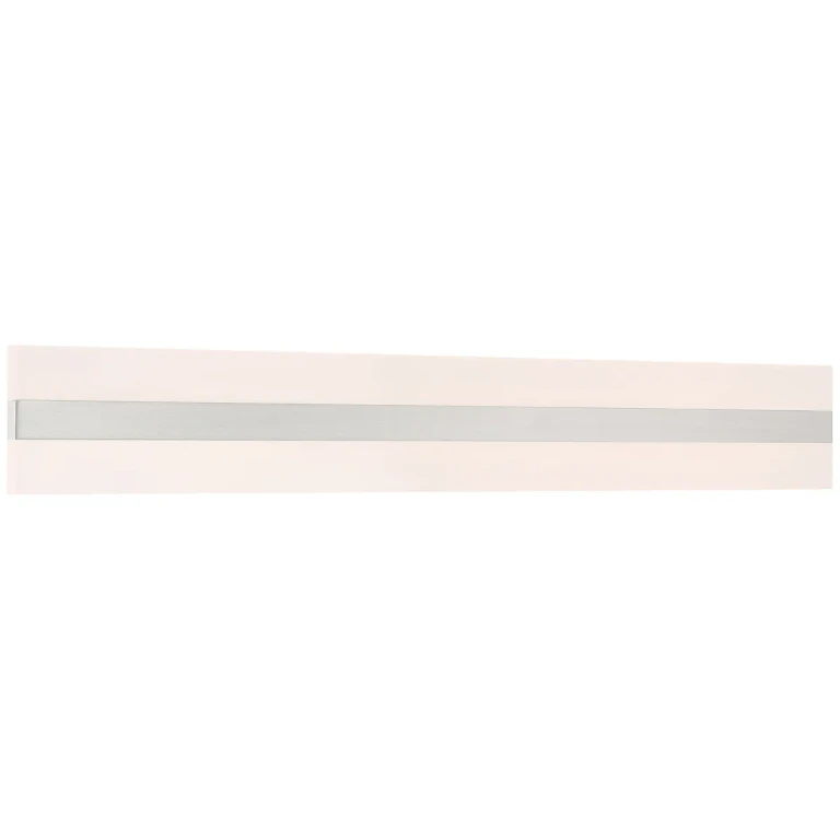 Netherton 2-Light LED Bathroom Vanity Light in Brushed Steel