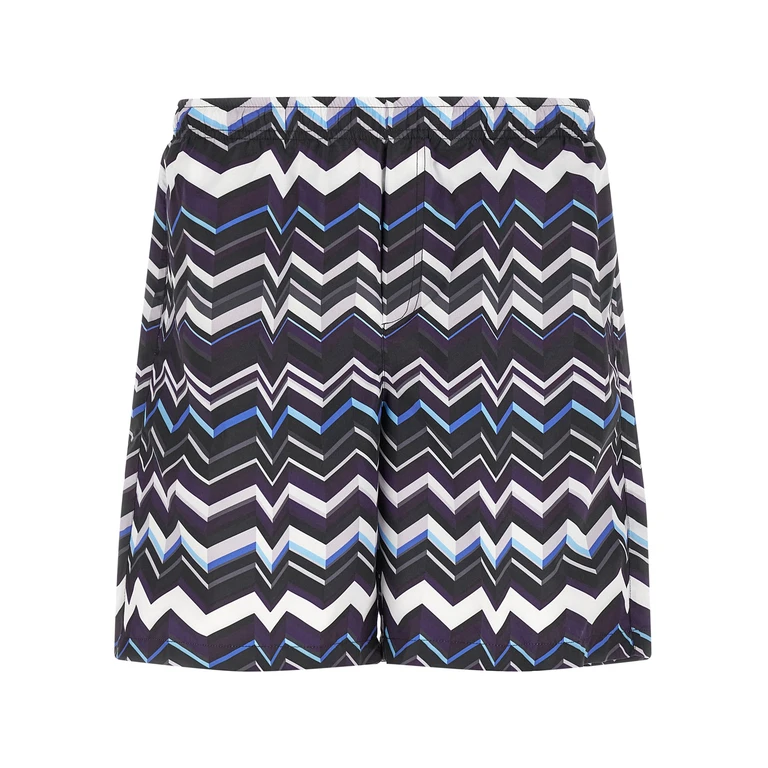 Missoni Multicolor Polyester Swim Shorts - Men