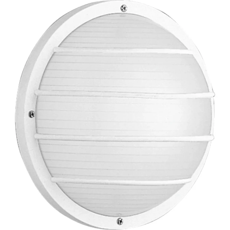 White One Light Wall Lantern from the Polycarbonate Outdoor Collection