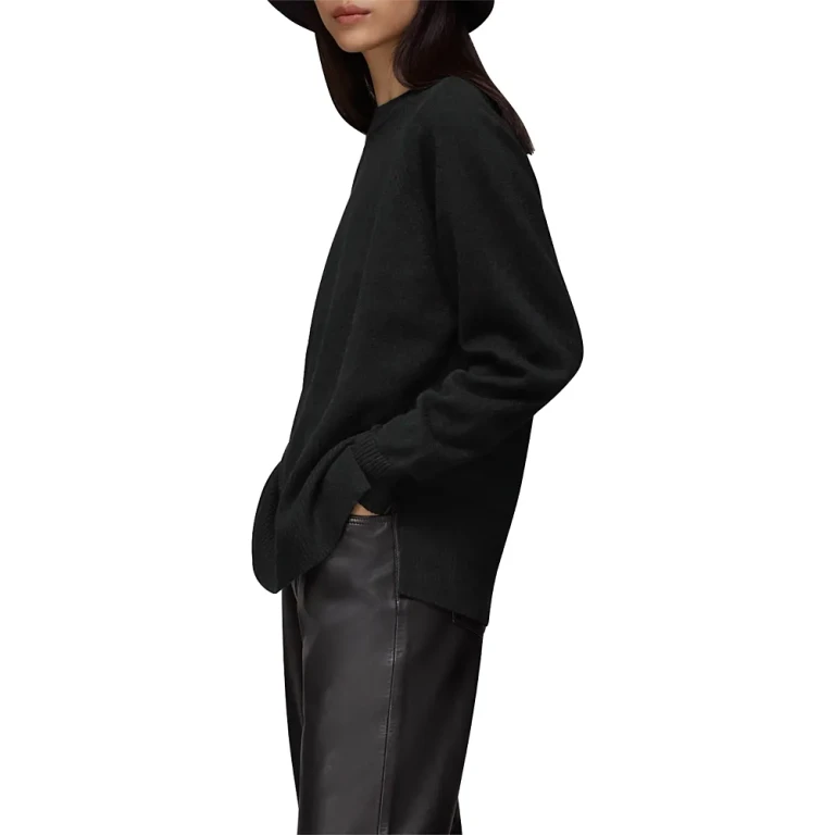 Whistles Cashmere Crewneck Knit Sweater