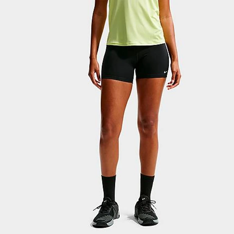 Nike Women's One High-Waisted 5" Biker Shorts in Black/White Size: XXS