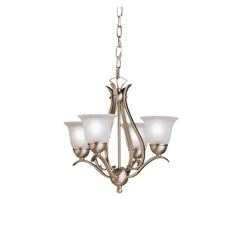 Dover 4-Light Mini Chandelier in Brushed Nickel