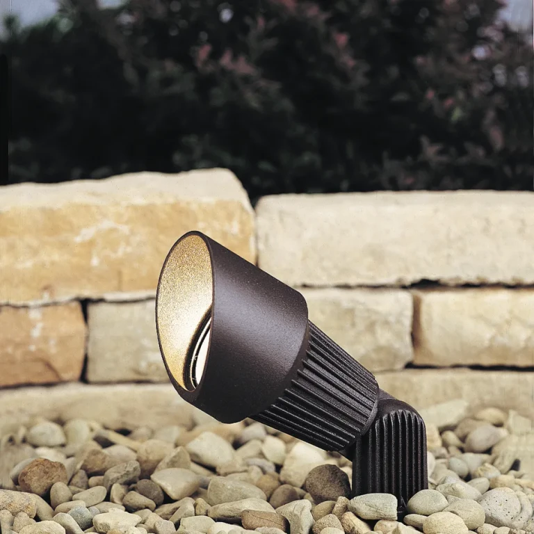 Textured Architectural Bronze One Light Landscape Accent from the No Family Collection