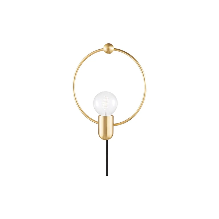 Mitzi Darcy Wall Sconce in Aged Brass