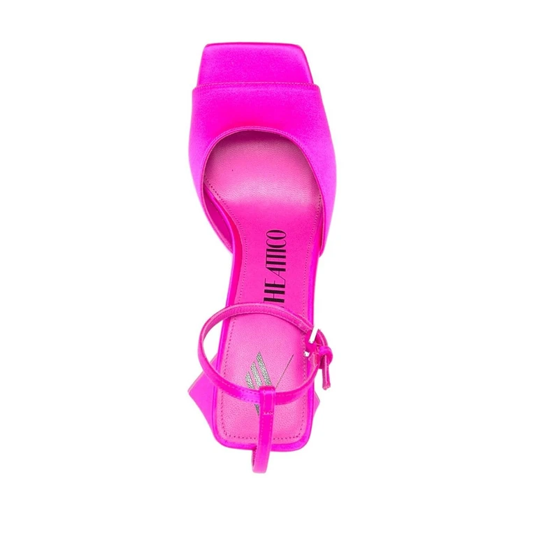 The Attico Sandals Fuchsia Outer: Viscose - Women