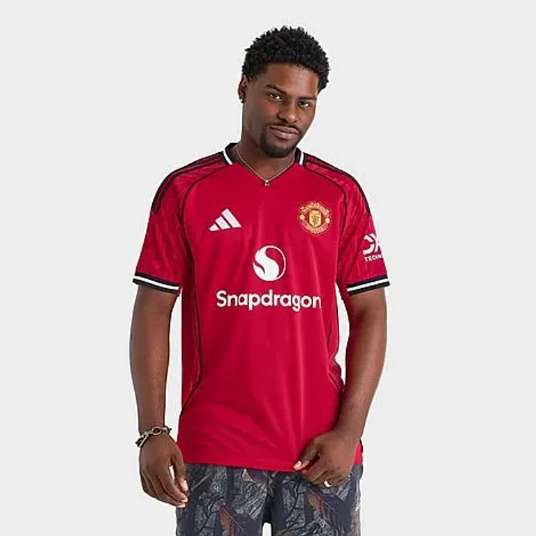 Camisa de futebol home adidas Manchester United 2025-26
