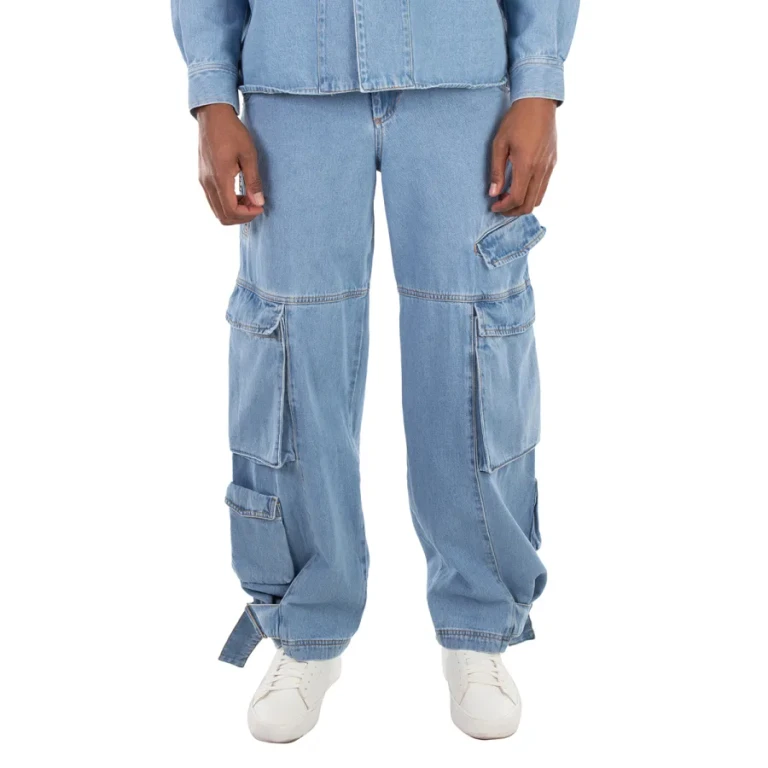 GCDS Cotton Denim Ultracargo Pants