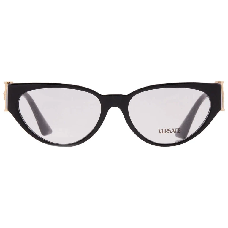 Versace Demo Cat Eye Ladies Eyeglasses VE3366 GB1 55