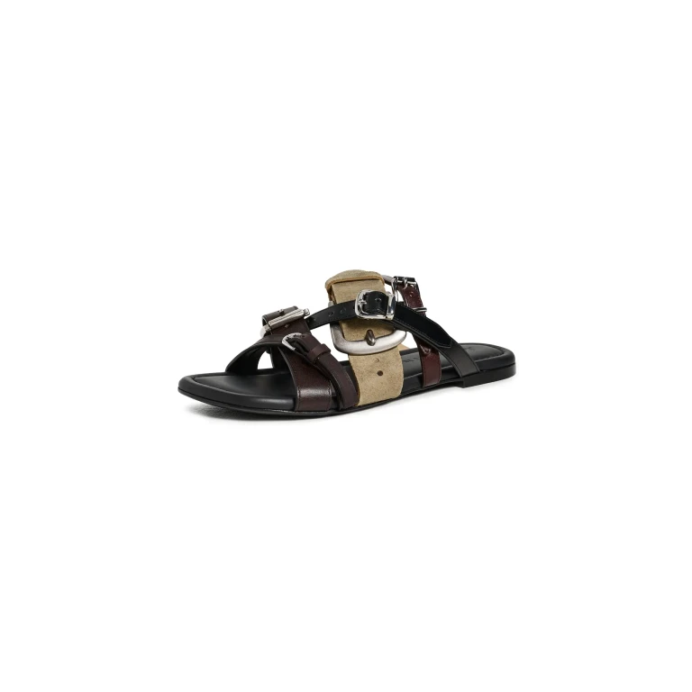 Acne Studios Beltie Sandalen Multi Bruin 36
