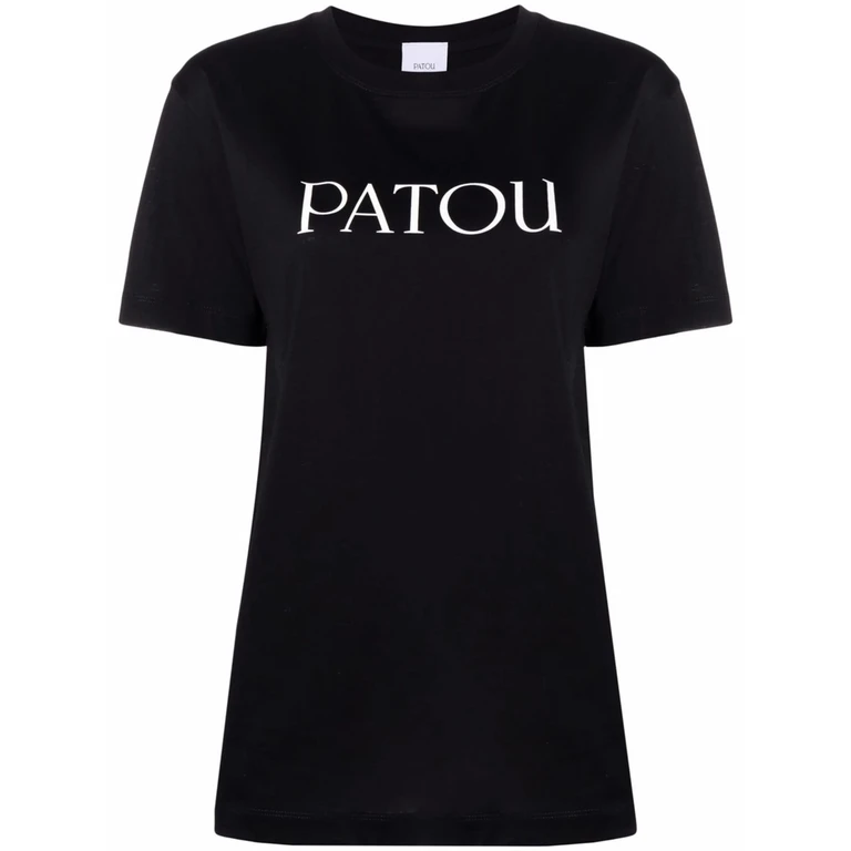 T-shirt Patou em algodão orgânico com logótipo estampado