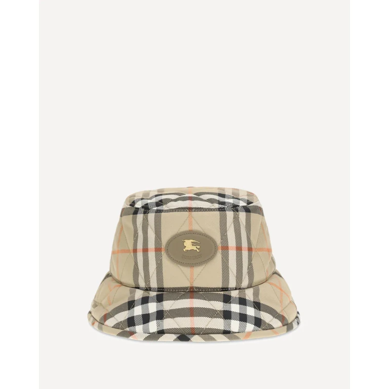 Burberry Horseshoe Gesteppter Fischerhut Herren L