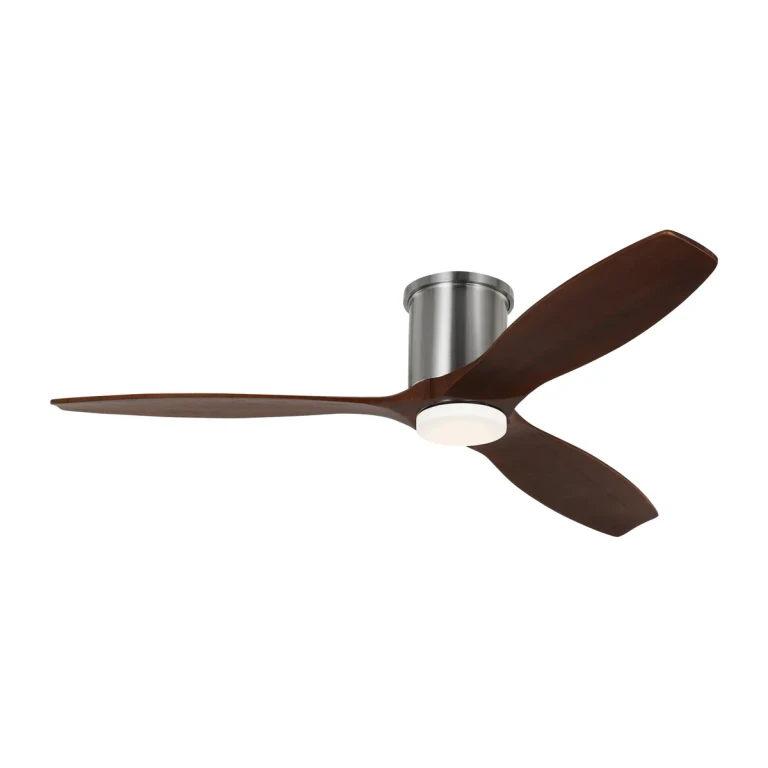 Brushed Steel 52"Ceiling Fan from the Collins Collection
