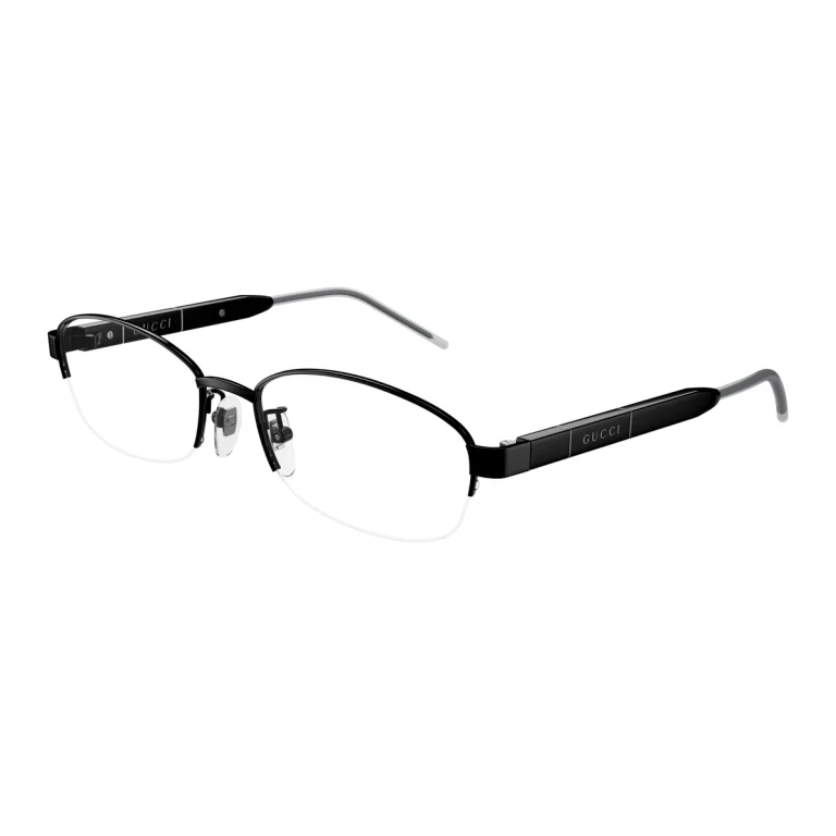 Gucci Demo Oval Ladies Titanium Eyeglasses GG1742OJ 001 53