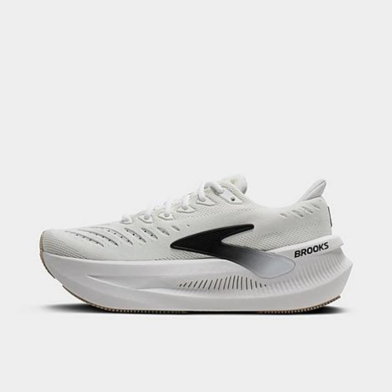 Brooks Men's Glycerin Max 2 Running Shoes in White/Black/Chateau Gray Size: 7.5