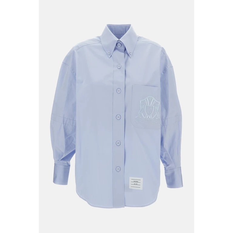 Thom Browne Shirts Clear Blue - Women