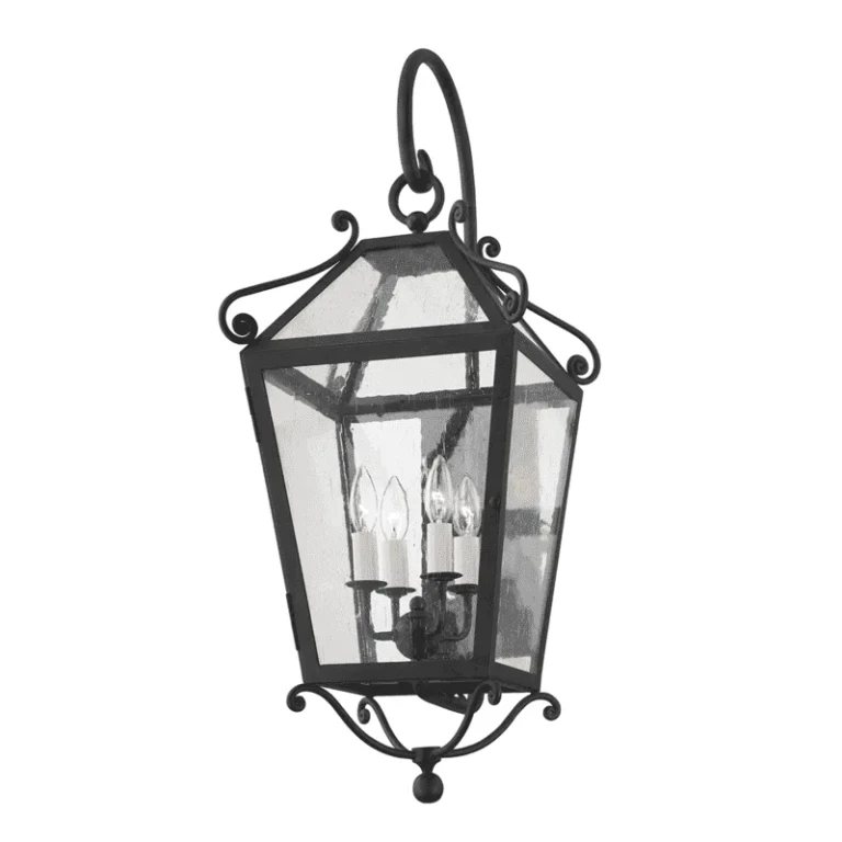 Troy Santa Barbara County 4-Light Wall Sconce in French Iron