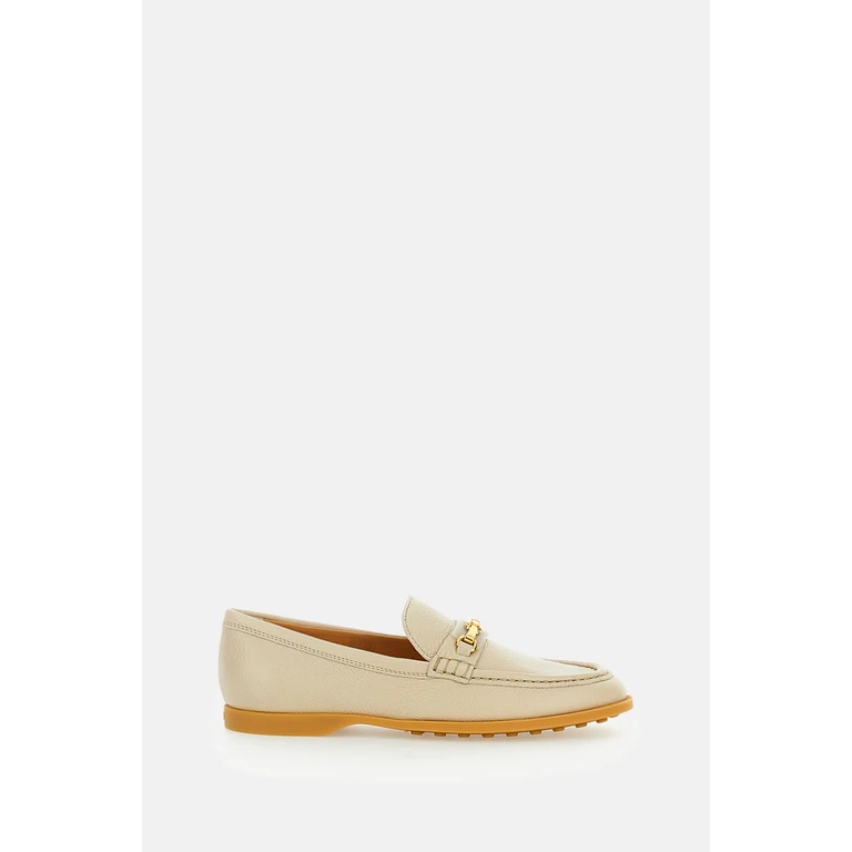 Tod's Tods Flat shoes Beige Calfskin - Women