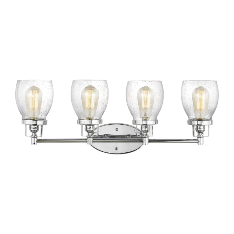Belton 4-Light Bathroom Vanity Light in Chrome