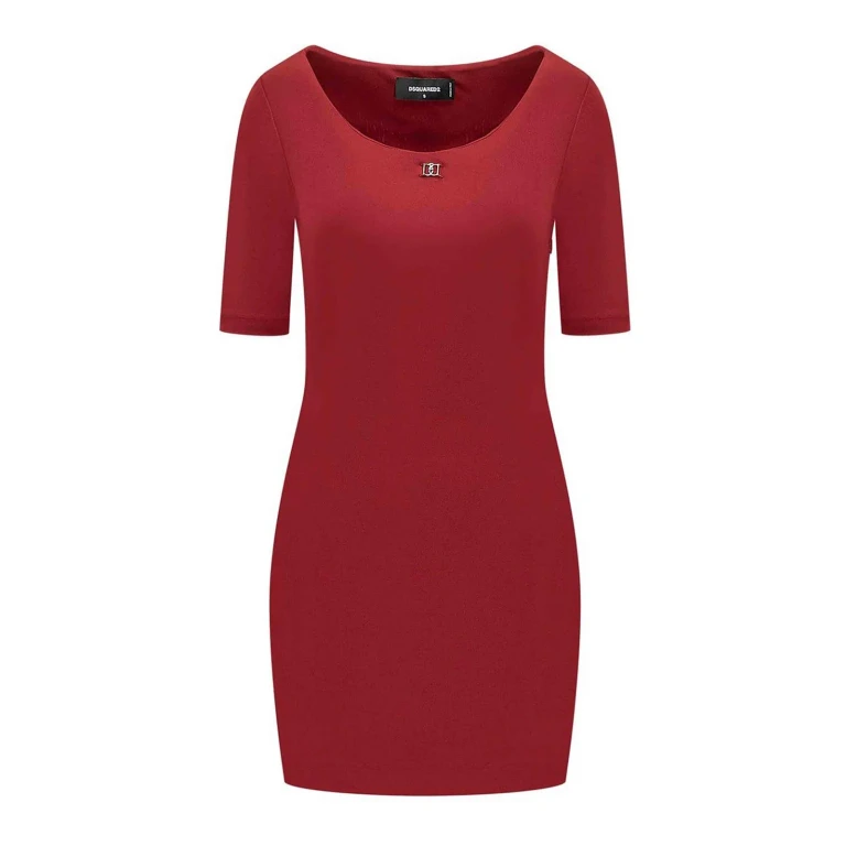 Dsquared2 Robe Au Genou - Rose