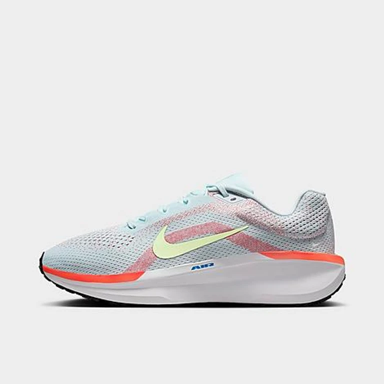Nike Men's Winflo 11 Running Shoes in Glacier Blue/Bright Crimson/Sail Size: 6.0