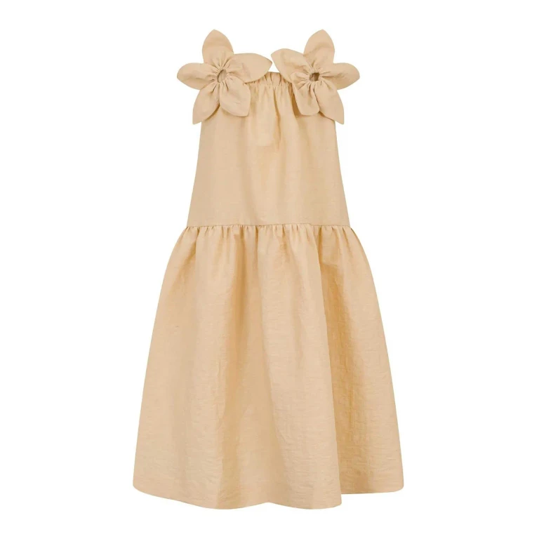Simonetta Robe Au Genou - Crème