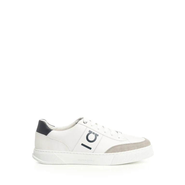 Ferragamo Low-top Sneaker With Gancini