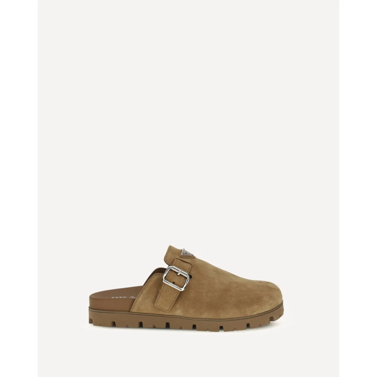 Mules de camurça para homem Prada tamanho 7.5