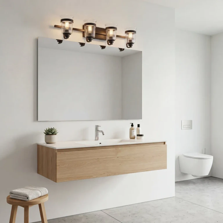 Savoy House Goodwin 4-Light Bathroom Vanity Light in English Bronze - 8-3030-4-13
