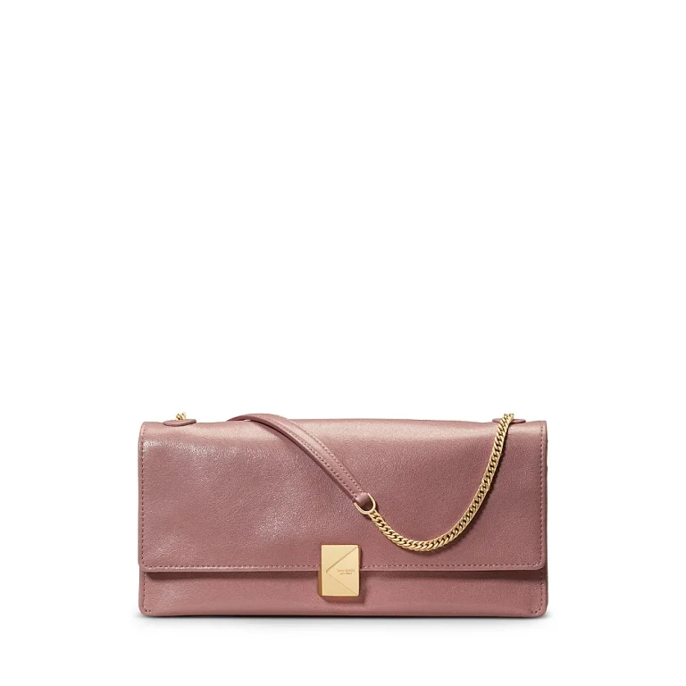 kate spade new york Deco Glazed Leather Soft Shoulder Bag