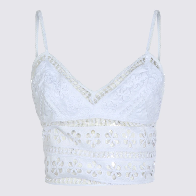 Charoruiz Top White _co Pl - Women