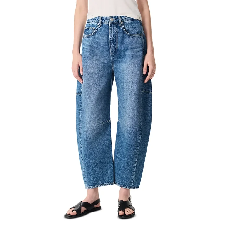 rag & bone Charlie High Rise Barrel Jeans in Accord