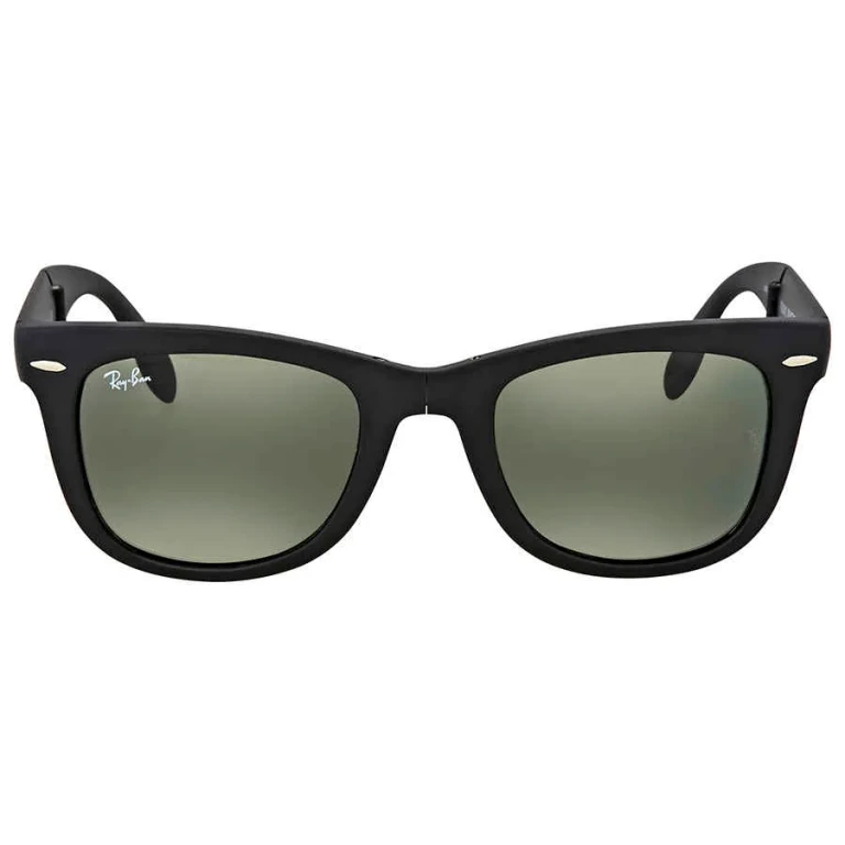 Ray Ban Wayfarer Folding Classic Green Classic G-15 Unisex Sunglasses RB4105 601S 50