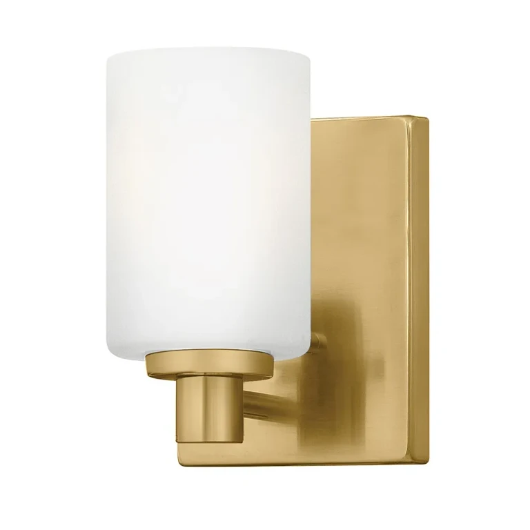 Lacquered Brass LED Wall Sconce from the Karlie Collection