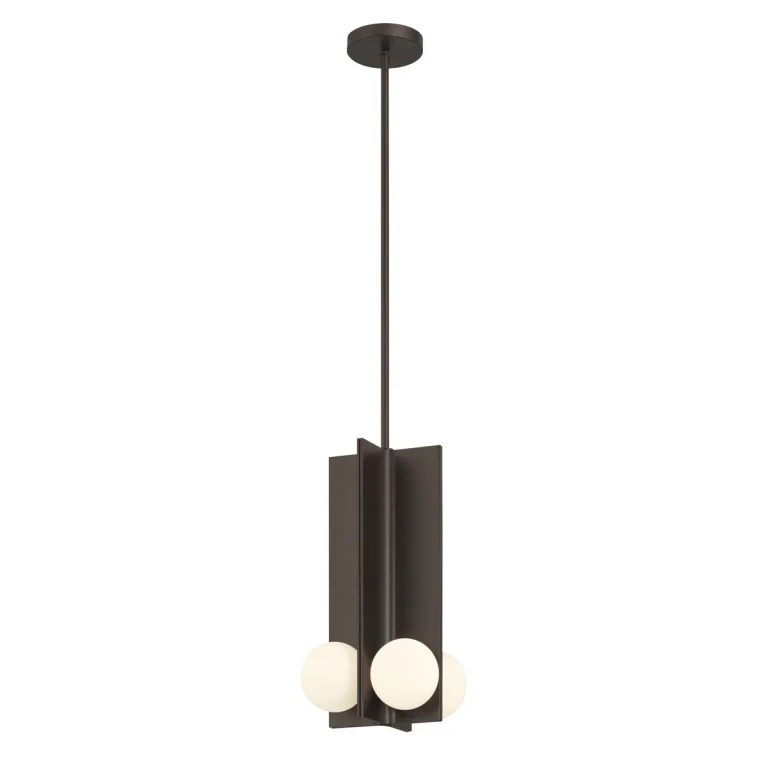 Dark Bronze LED Pendant from the Vestra Collection