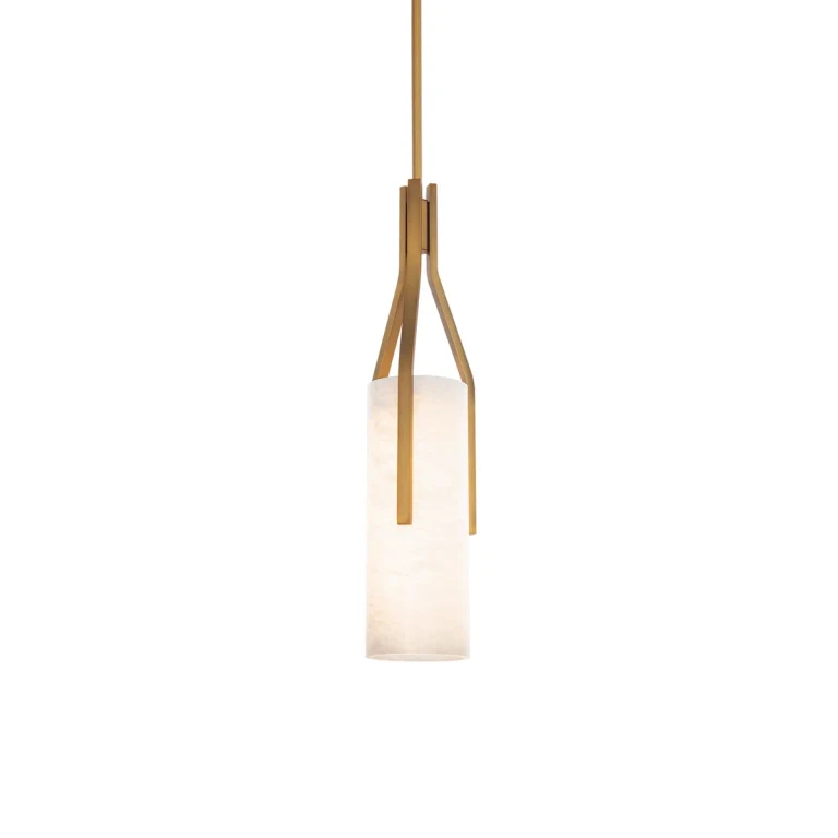 Aged Brass LED Chandelier from the Firenze Collection