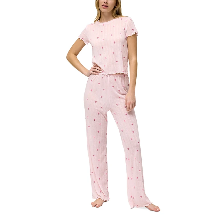 Honeydew Somewhere Sunny Tee Pant Set