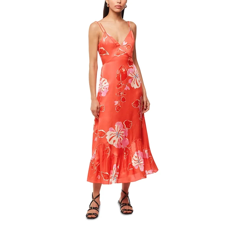 Whistles Haiwaiian Print Raffa Dress