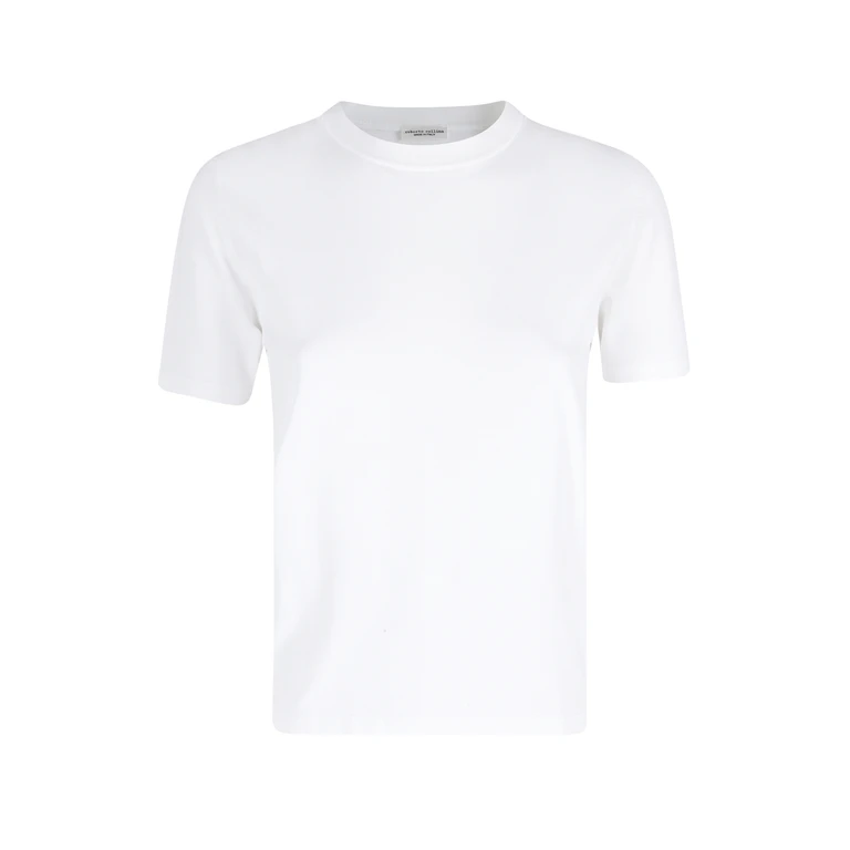 Roberto Collina Girocollo Mc White Viscosa Poliestere T-shirt - Women