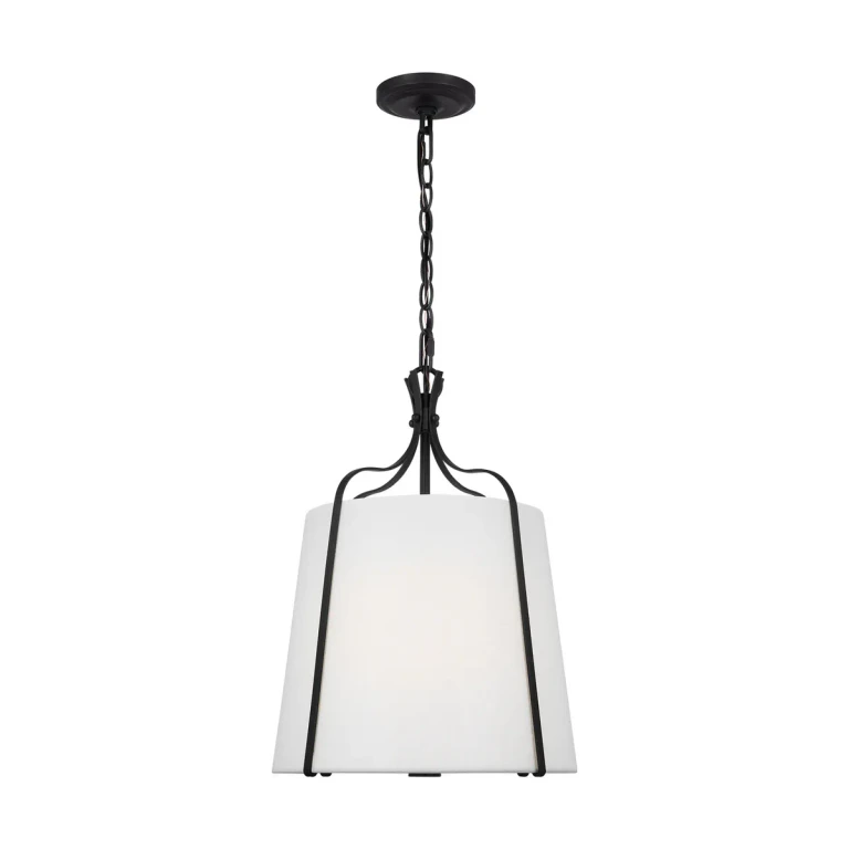 Leander Pendant Light in Smith Steel by Alexa Hampton