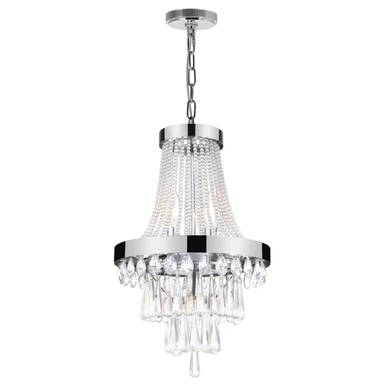 Vast 3 Light Chandelier with Chrome finish