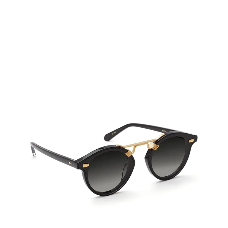 Krewe Round Sunglasses, 63mm