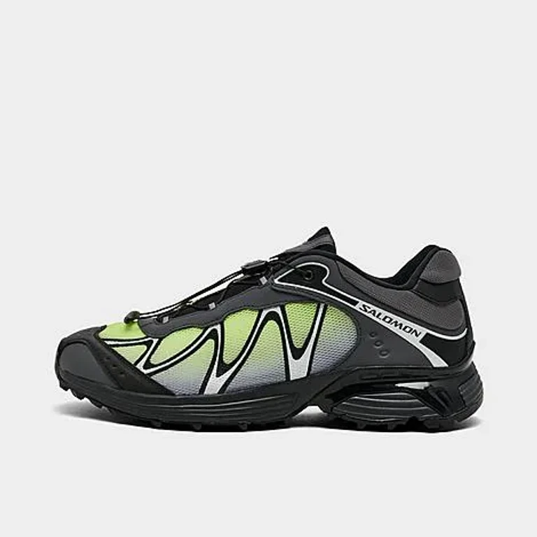 Salomon Men's XT-Whisper Casual Shoes in Black/Asphalt/Acid Lime Size: 6.5