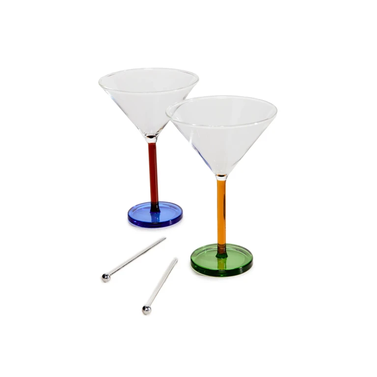 Sophie Lou Jacobsen Piano Cocktail Glass Set Dizzy One Size