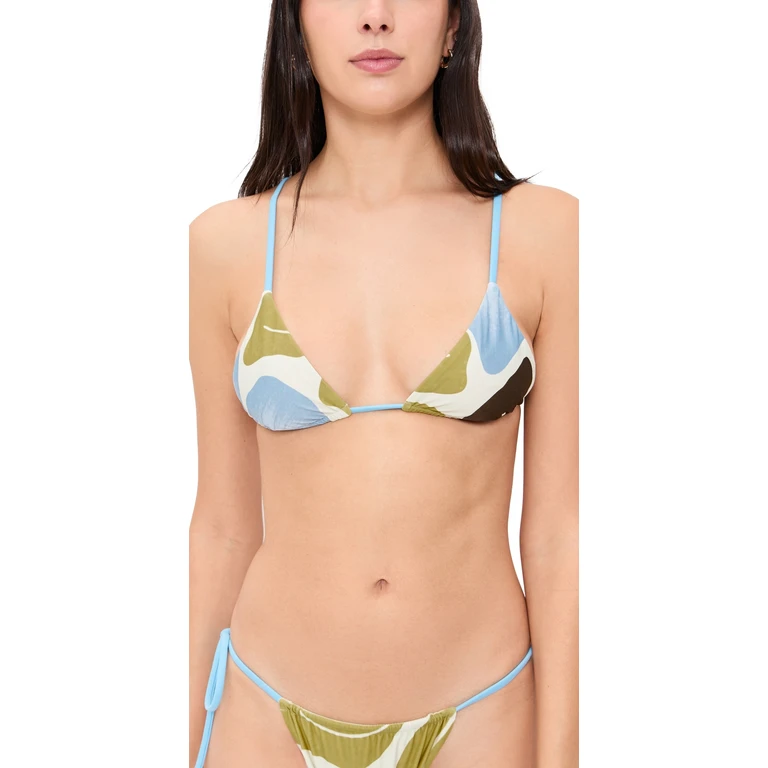 SIR. Lola String Triangle Top Fiorello Verde 2