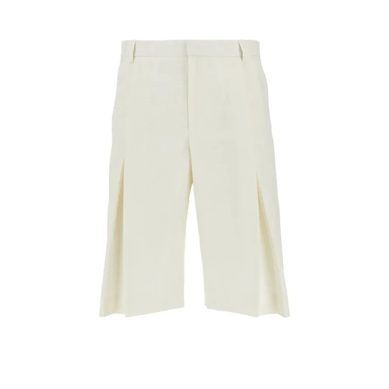 CASABLANCA Pleated wool shorts Man 48