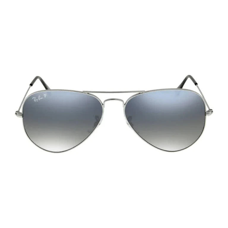 Ray Ban Aviator Gradient Polarized Blue/Grey Unisex Sunglasses RB3025 004/78 58