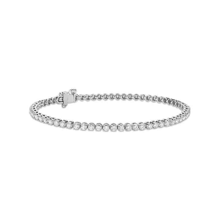 Diamond Tennis Bracelet in 14K White Gold, 2.0 tcw