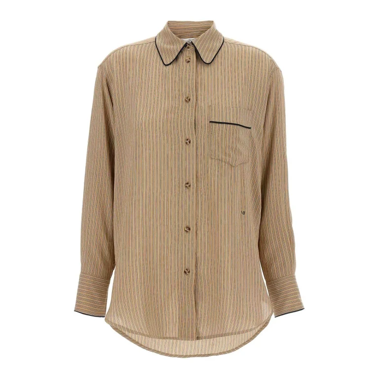 Piping Detail Pyjama Shirt