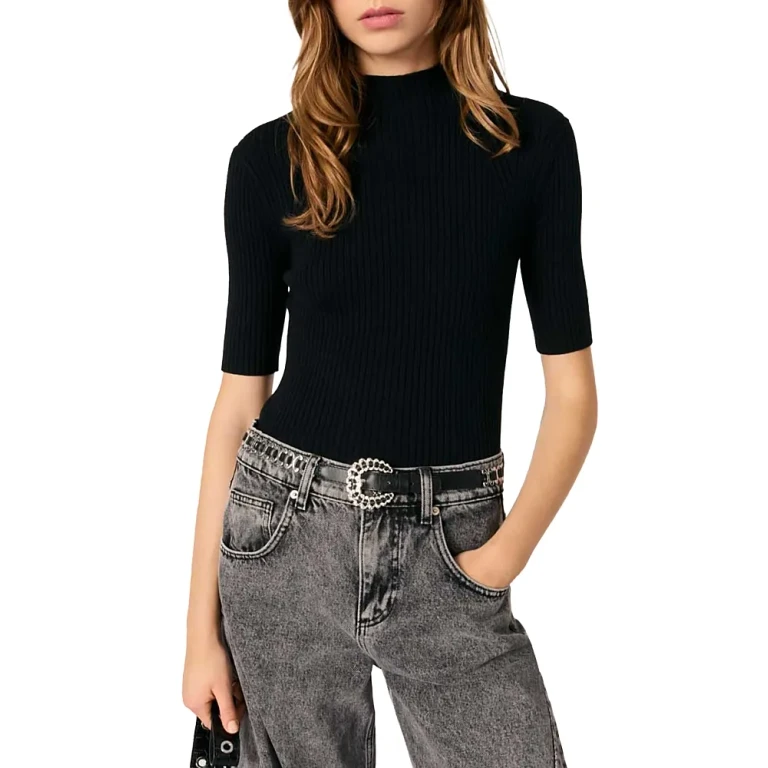 Maje Rib Knit Top
